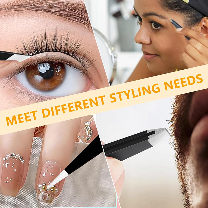 Elysiantcare Precision Stainless Steel Tweezers