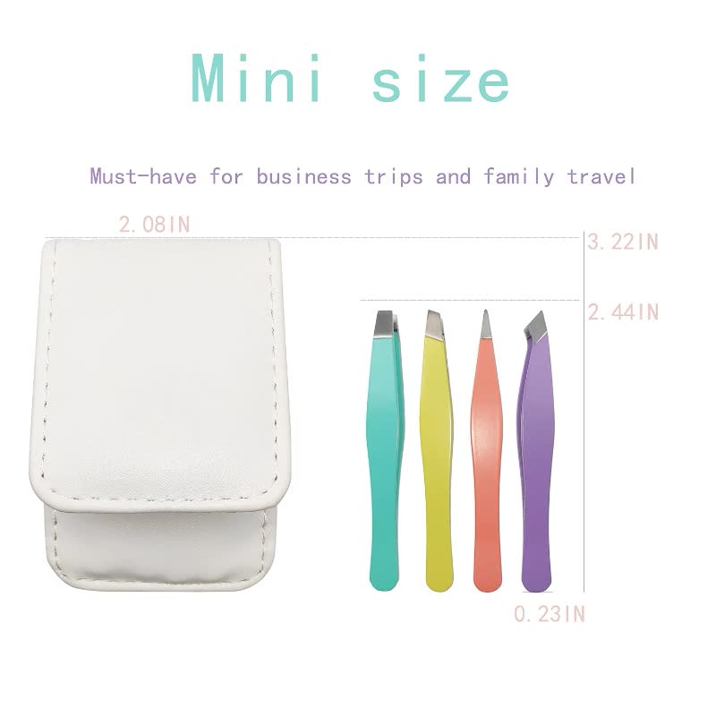 Elysiantcare Travel Stainless Tweezers Kit